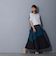 切り替え配色スカート