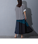 切り替え配色スカート