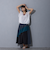 切り替え配色スカート