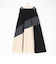 切り替え配色スカート