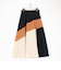 切り替え配色スカート