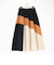切り替え配色スカート