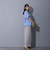 裾タックブラウス
