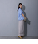 裾タックブラウス