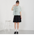 フロントリボンブラウス