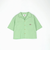 【Dickies】オープンカラークロップドシャツ