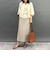 チュール付きタンクトップ