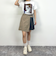 ラッププリーツスカート