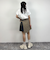 ラッププリーツスカート