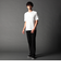 ゼブラ柄スプレー風ぼかしプリントTシャツ
