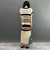 メッシュボーダーニットベスト