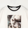 フレンチスリーブ猫Tシャツ