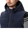 【NICOLE SPORTS】ロゴデザインパテッドベスト