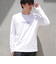 シルケットクルーネック長袖Ｔシャツ
