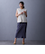 バック柄プリントスリーブレスTシャツ