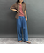 ウエストドロスト半袖シャツ