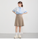 ハンカチヘムケープブラウス
