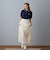 THE MACMILLAN ALICE マクミラン・アリスパフスリーブ刺繍コラボポロシャツ
