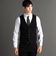 SUPER BLACK フォーマル対応リバーシブルベスト