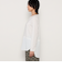 裾切り替え布帛ドッキングロングTシャツ