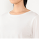 裾切り替え布帛ドッキングロングTシャツ