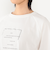 フロント箔ロゴ７分袖Tシャツ