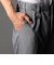 ヘリンボンハイストレッチセットアップパンツ
