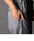 ヘリンボンハイストレッチセットアップパンツ