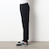 ナイロンジョーゼットテーパードパンツ