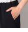 ナイロンジョーゼットテーパードパンツ