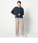 裏起毛 BOXプリーツパンツ