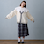ケーブル編みチルデンカーディガン