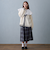 ケーブル編みチルデンカーディガン