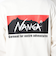 NANGA(ナンガ)別注バックプリントドローコードロングスリーブTシャツ