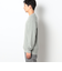 片畦編みリブクルーネックニット