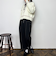 ダブルカラー柄ブラウス