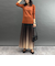 グラデーションプリーツスカート