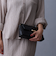 クロコ型押しスクエアバッグ