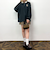 衿配色ロングポロシャツ