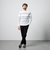 【WEB限定】バイアスダブルフェイス　クルーネックニット