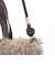 切り替えフェイクファーバッグ