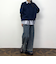 シャギークルーネックプルオーバー