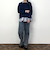 シャギークルーネックプルオーバー