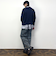 シャギークルーネックプルオーバー