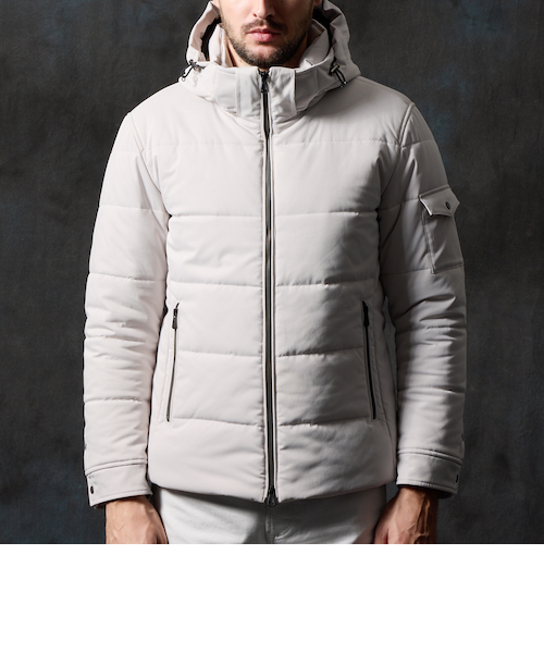 フードプリント中綿ブルゾン｜ニコルの通販｜&mall（アンドモール