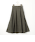 フェイクスエードフレアスカート
