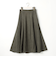 フェイクスエードフレアスカート