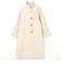 スタンドカラーロングコート