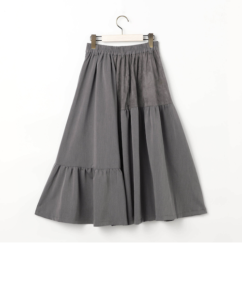 ⭐️大人気PGG⭐️グレー スカート クレイジーカットフレアスカート｜ニコルの通販｜&mall（アンドモール