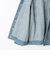 【BROOKLYN OVERALL】ノーカラーデニムジャケット